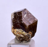 1.4cm GARNET GROSSULAR HESSONITE Dodecahedron Crystals Peur Mineral Specimen G251