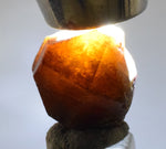 1.4cm GARNET GROSSULAR HESSONITE Dodecahedron Crystals Peur Mineral Specimen G251