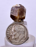 1.3cm GARNET GROSSULAR HESSONITE Dodecahedron Crystals Peur Mineral Specimen G252