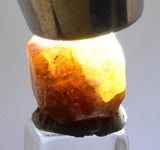 1.3cm GARNET GROSSULAR HESSONITE Dodecahedron Crystals Peur Mineral Specimen G252