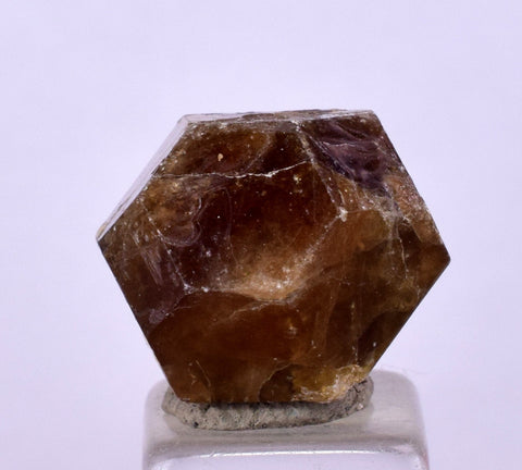 1.2cm GARNET GROSSULAR HESSONITE Dodecahedron Crystals Peur Mineral Specimen G253