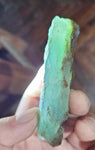 110Grs BLUE OPAL ROUGH Peru Rough Scenic Quality Translucent Jewelry O759
