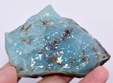 110Grs BLUE OPAL ROUGH Peru Rough Scenic Quality Translucent Jewelry O759