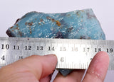 110Grs BLUE OPAL ROUGH Peru Rough Scenic Quality Translucent Jewelry O759