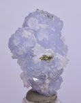 2.6cm BLUE DOLOMITE SELLAITE Crystals Chalcopyrite Quartz Calcite Peru G259
