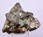 5.1cms PYRITE OCTAHEDRAL PERU Shiny Crystals Mineral Specimen Peru Collector M241