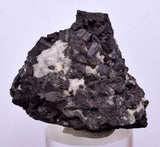 4cm ALABANDITE CRYSTALS  Peru Gem Sharp Bright Uchuchaccua Mine Mineral Specimen H333
