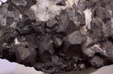 4cm ALABANDITE CRYSTALS  Peru Gem Sharp Bright Uchuchaccua Mine Mineral Specimen H333