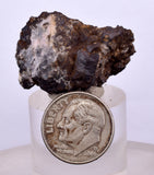 3.2cm ALABANDITE CRYSTALS  Peru Gem Sharp Bright Uchuchaccua Mine Mineral Specimen H337