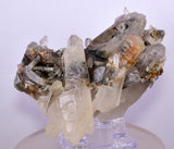 8.2cms GEM QUARTZ Natural Chlorite Included Phantom Crystal Peru Q377