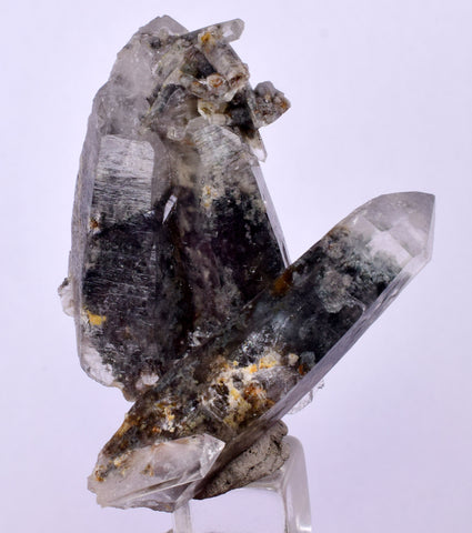 4cms GEM QUARTZ Natural Chlorite Included Phantom Crystal Peru Q378