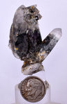 4cms GEM QUARTZ Natural Chlorite Included Phantom Crystal Peru Q378