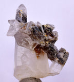 5.7cms GEM QUARTZ Natural Chlorite Included Phantom Crystal Peru Q379