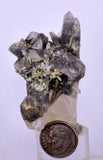 5.7cms GEM QUARTZ Natural Chlorite Included Phantom Crystal Peru Q379