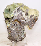 15cms GEM SILICA CHRYSOCOLLA Druzy Quartz Stalactites Lily Mine Peru Mineral Specimen D270