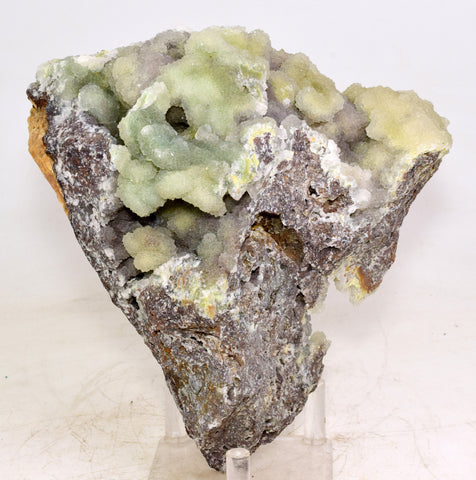 15cms GEM SILICA CHRYSOCOLLA Druzy Quartz Stalactites Lily Mine Peru Mineral Specimen D270