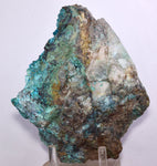 16cms  QUARTZ CHRYSOCOLLA TENTADORA Mine Peru Grape Botryoidal Stalactite Crystals Rare Ajoite (?)Mineral Specimen Collectors C18