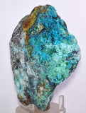 16cms  QUARTZ CHRYSOCOLLA TENTADORA Mine Peru Grape Botryoidal Stalactite Crystals Rare Ajoite (?)Mineral Specimen Collectors C18