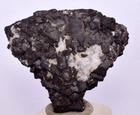 4cm ALABANDITE CRYSTALS  Peru Gem Sharp Bright Uchuchaccua Mine Mineral Specimen H333