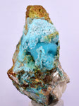 5.9cms GEM SILICA CHRYSOCOLLA Druzy Quartz Stalactites Lily Mine Peru Mineral Specimen D273
