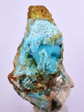 5.9cms GEM SILICA CHRYSOCOLLA Druzy Quartz Stalactites Lily Mine Peru Mineral Specimen D273