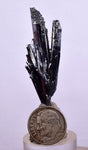 4.7cms STIBNITE CRYSTAL PERU Mineral Specimen Collector M245