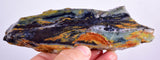 118grs BLUE OPAL SLAB Peru Scenic Quality Translucent Jewelry Collector O760