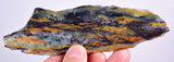 118grs BLUE OPAL SLAB Peru Scenic Quality Translucent Jewelry Collector O760