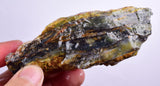 113grs BLUE OPAL SLAB Peru Scenic Quality Translucent Jewelry Collector O764