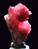 3.1cms PINK RHODONITE CRYSTALS Quartz Pyrite Miniature Peru Bright Chiurucu Mine Mineral Specimen R465