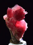 3.1cms PINK RHODONITE CRYSTALS Quartz Pyrite Miniature Peru Bright Chiurucu Mine Mineral Specimen R465