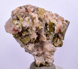 4.3cms VESUVIANITE CALCITE CRYSTALS Peru Pampa Blanca Mine Specimen C23