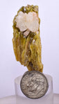 4.9cms VESUVIANITE CALCITE CRYSTALS Peru Pampa Blanca Mine Specimen C25