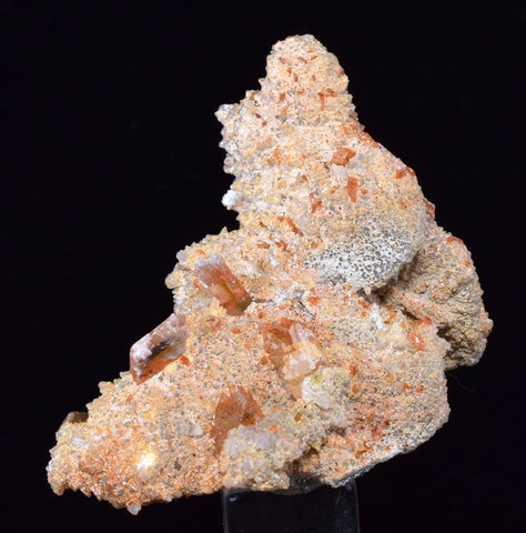 4.7cms LIMONITE in SELENITE CRYSTAL Collector Peru Mineral Specimen T434