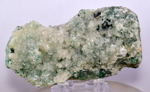 8.3cms CALCITE ATACAMITE CHRYSOCOLLA Selenite Lily Mine Peru talactite Druzy Cuprite Mineral Specimen A586
