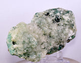 8.3cms CALCITE ATACAMITE CHRYSOCOLLA Selenite Lily Mine Peru talactite Druzy Cuprite Mineral Specimen A586
