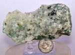 8.3cms CALCITE ATACAMITE CHRYSOCOLLA Selenite Lily Mine Peru talactite Druzy Cuprite Mineral Specimen A586