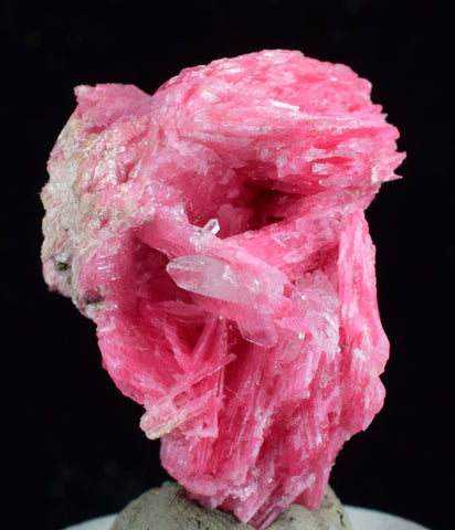2.8cms PINK RHODONITE CRYSTALS Quartz Miniature Peru Bright Chiurucu Mine Mineral Specimen R669