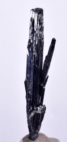 4cms STIBNITE CRYSTAL PERU Mineral Specimen Collector M250