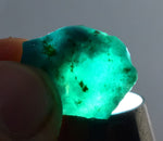 1.6grs GEM SILICA CHRYSOCOLLA Blue Chalcedony Rough Peru Mineral Specimen S122