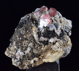 2.6cms RHODOCHROSITE CRYSTALS Peru Uchucchacua Mine Gemstone Collector Mineral Specimen R672