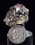 2.6cms RHODOCHROSITE CRYSTALS Peru Uchucchacua Mine Gemstone Collector Mineral Specimen R672