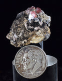 2.6cms RHODOCHROSITE CRYSTALS Peru Uchucchacua Mine Gemstone Collector Mineral Specimen R672