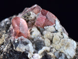 2.6cms RHODOCHROSITE CRYSTALS Peru Uchucchacua Mine Gemstone Collector Mineral Specimen R672