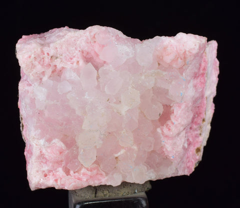 3.2cms RHODOCHROSITE ROSETTE QUARTZ  Pyrite Peru Pink Crystals Collector Mineral Specimen Huanzala Mine R675