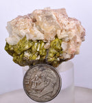 3.8cms VESUVIANITE CALCITE CRYSTALS Peru Pampa Blanca Mine Specimen C19