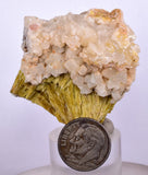 4.3cms VESUVIANITE CALCITE CRYSTALS Peru Pampa Blanca Mine Specimen C22