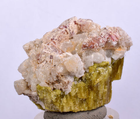 3.6cms VESUVIANITE CALCITE CRYSTALS Peru Pampa Blanca Mine Specimen C24