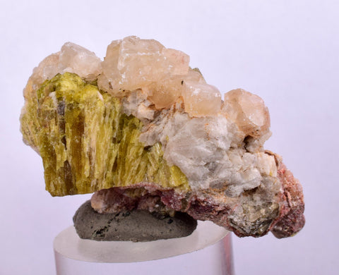 4.5cms VESUVIANITE CALCITE CRYSTALS Peru Pampa Blanca Mine Specimen C26