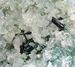 8.3cms CALCITE ATACAMITE CHRYSOCOLLA Selenite Lily Mine Peru talactite Druzy Cuprite Mineral Specimen A586